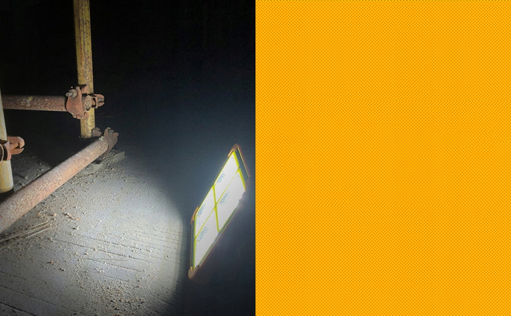 SOLAR WORK LAMP 264 LED HALOGEN SPOTLIGHT 15000mAh Light color variable