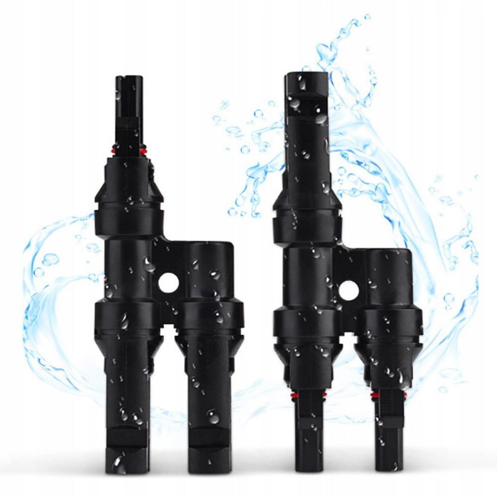 SOLAR /Y BRANCH CONNECTORS CABLE SPLITTER COUPLER (BLACK) Manufacturer code NA