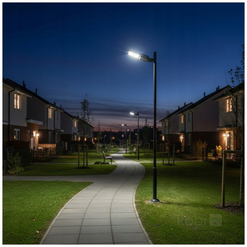 SOLAR luminaire LED STREET 20W 3CCT IP65 Kobi Premium Packaging status original