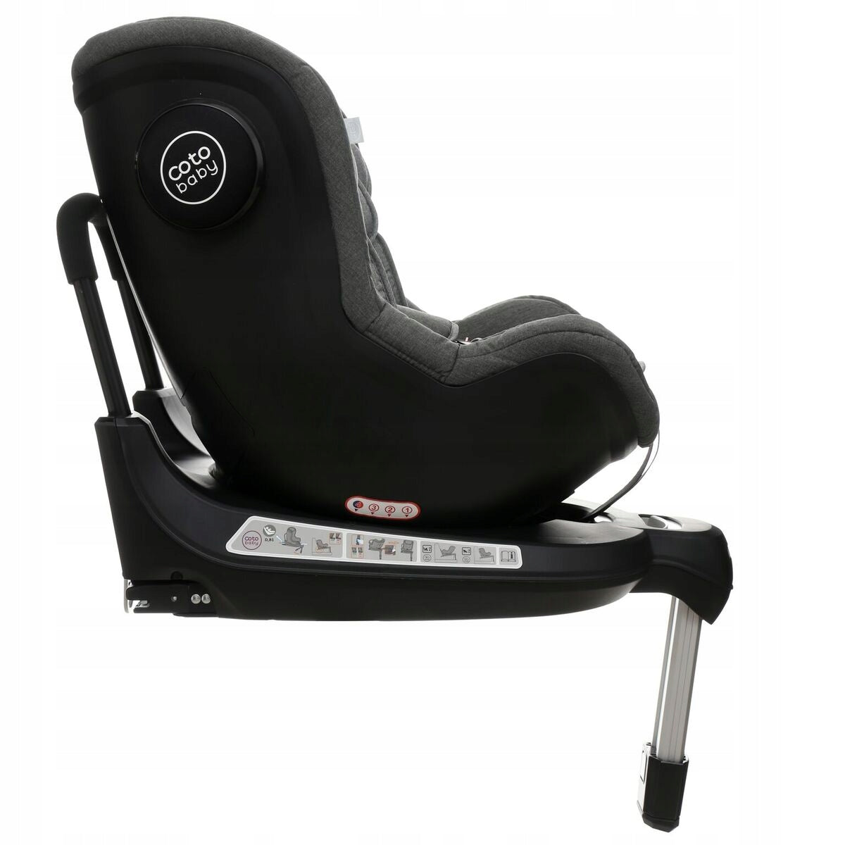 SOLARIO 360 Black Edition Coto Baby 0-18kg car seat -Red Melange Manufacturer code 5902188712322