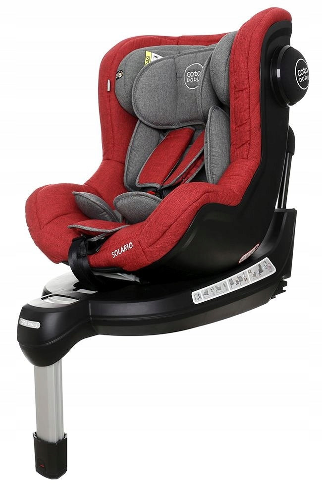 SOLARIO 360 Black Edition Coto Baby 0-18kg car seat -Red Melange