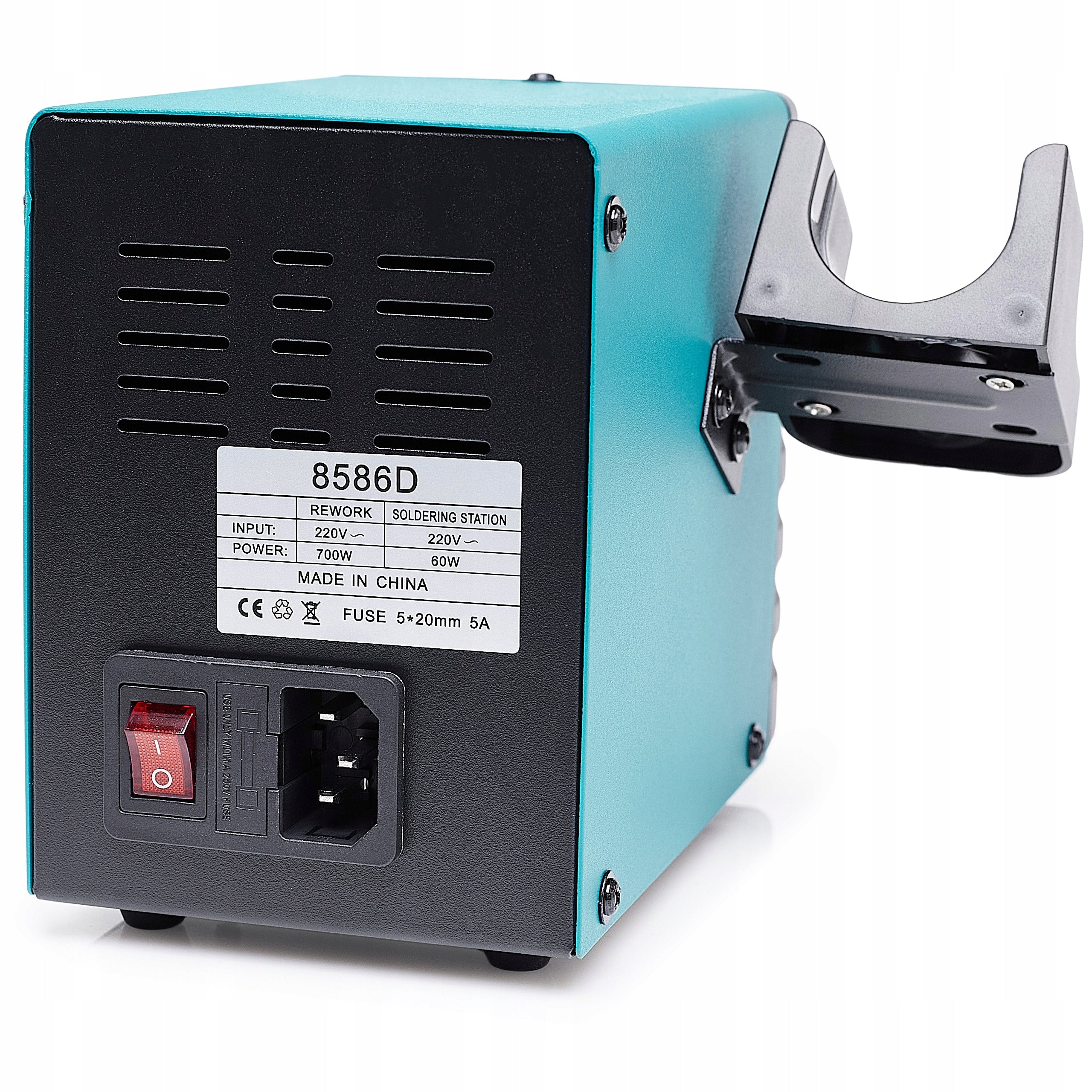 SOLDERING STATION HOT AIR SOLDERING IRON 900M FLASK 8586 760W 2in1 SET XXL Minimum operating temperature 100°C