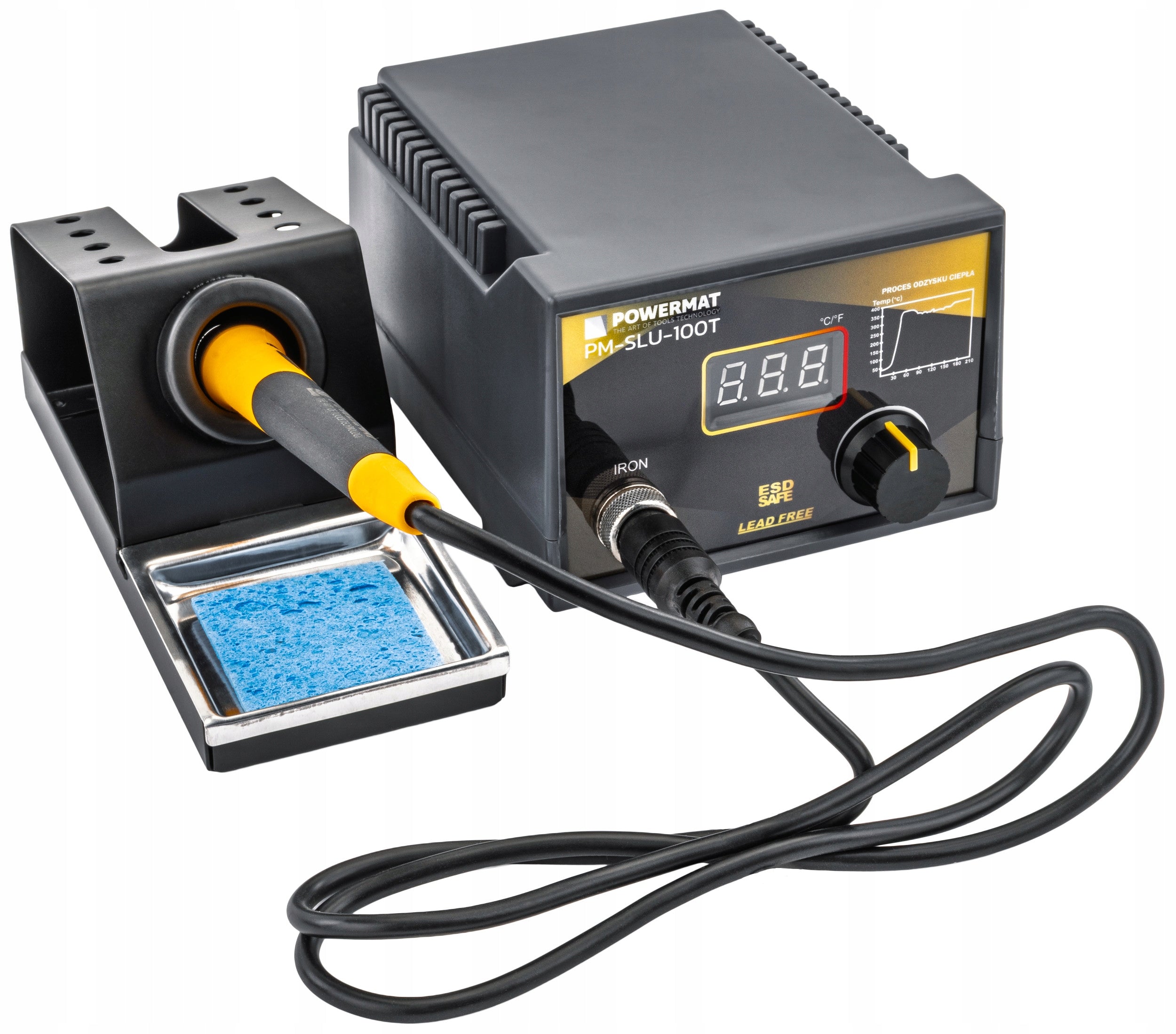 SOLDERING STATION PRECISION SOLDERING IRON TIP TEMPERATURE ADJUSTMENT 480°C STAND Manufacturer code PM1393