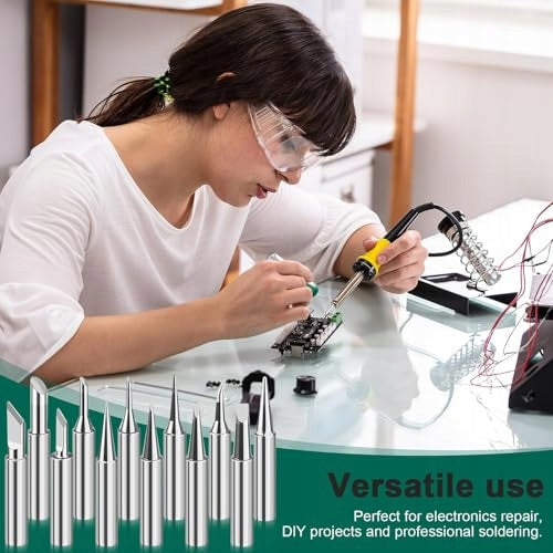 SOLDERING TIPS SET OF 12 LEAD-FREE COPPER FOR HAKKO FOR HOME Manufacturer code Bez marki