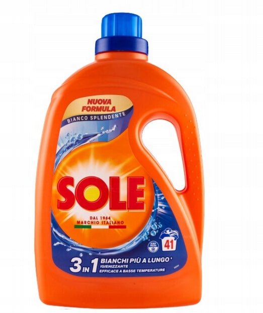 SOLE 3IN1 WASHING LIQUID FOR WHITE CLOTHES 41 WASHES 1,85 L