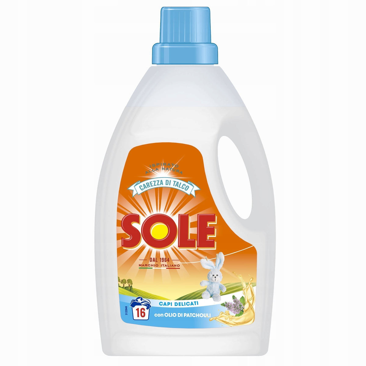 SOLE DELICATO TALCO WASHING LIQUID 1000 ML