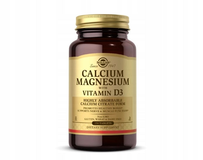 SOLGAR Calcium Magnesium with Vitamin D3 - Calcium, Magnesium with Vitamin D3