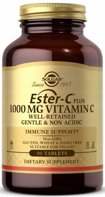 SOLGAR ESTER-C PLUS 1000 90t VITAMIN C IMMUNITY