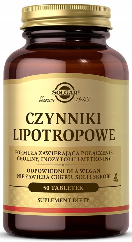 SOLGAR LIPOTROPIC FACTORS 50t CHOLINE VEGE