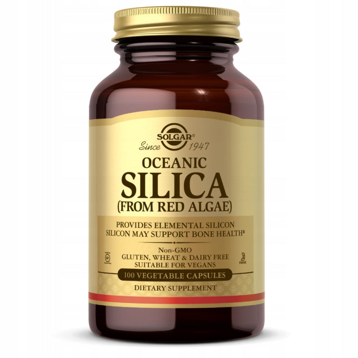 SOLGAR Oceanic Silica from Red Algae (100 caps.)
