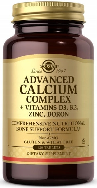 SOLGAR ULTIMATE BONE SUPPORT 120t FOR BONE TEETH ADVANCED CALCIUM COMPLEX +