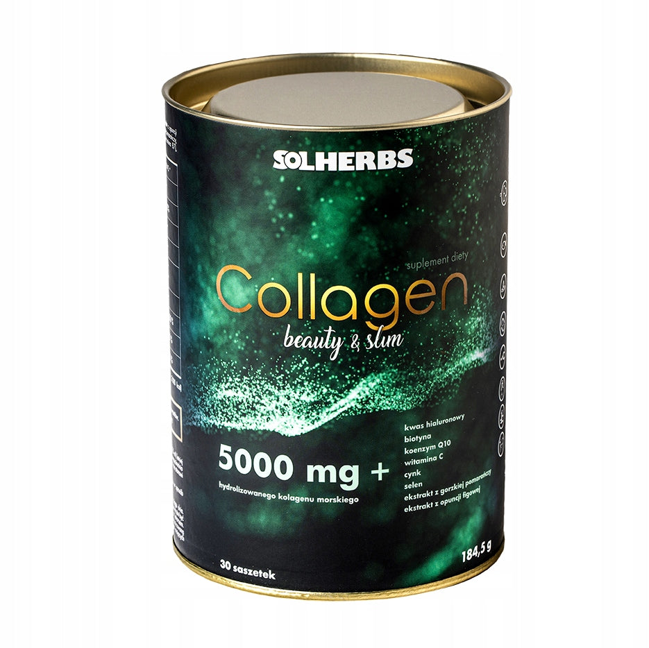 SOLHERBS Collagen for joints 5000 mg + 8 additives! 30 sachets! Fruity taste! Brand SOLHERBS