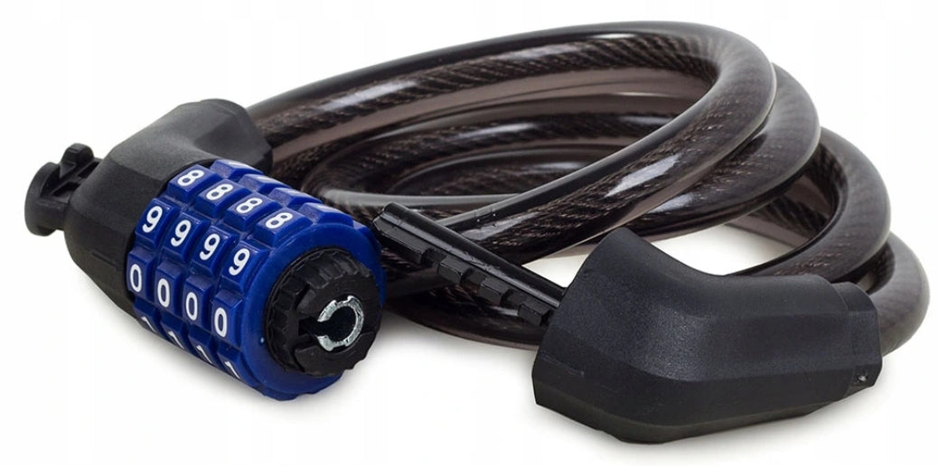 SOLID BICYCLE CLASP BICYCLE CABLE LOCK FOR ANTI-THEFT CIPHER Model ZABEZPIECZENIE DO ROWERU BLOKADA ZAPIĘCIE NA ROWER