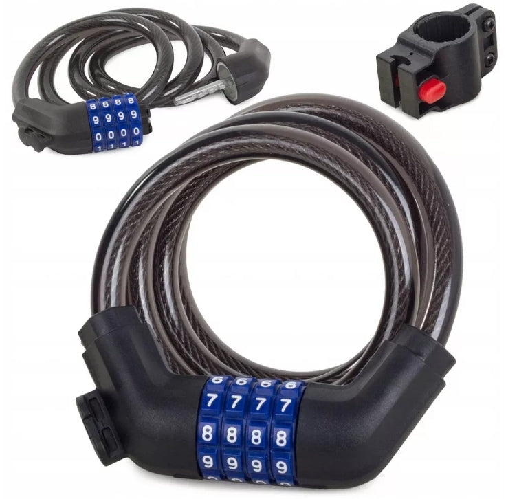 SOLID BICYCLE CLASP BICYCLE CABLE LOCK FOR ANTI-THEFT CIPHER