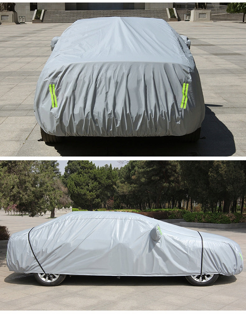 SOLID LARGE COVER INSULATED WATERPROOF PEVA FOR AUTO SEDAN STATION WAGON XL Manufacturer's catalog number POKROWIEC-XL-SEDAN-KOMBI