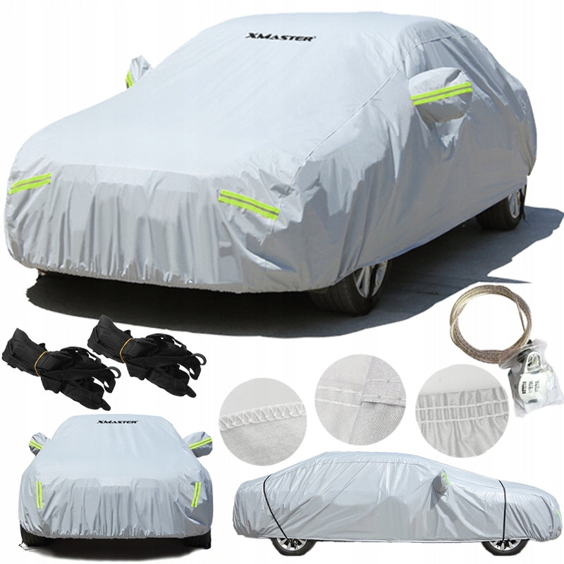SOLID LARGE COVER INSULATED WATERPROOF PEVA FOR AUTO SEDAN STATION WAGON XL