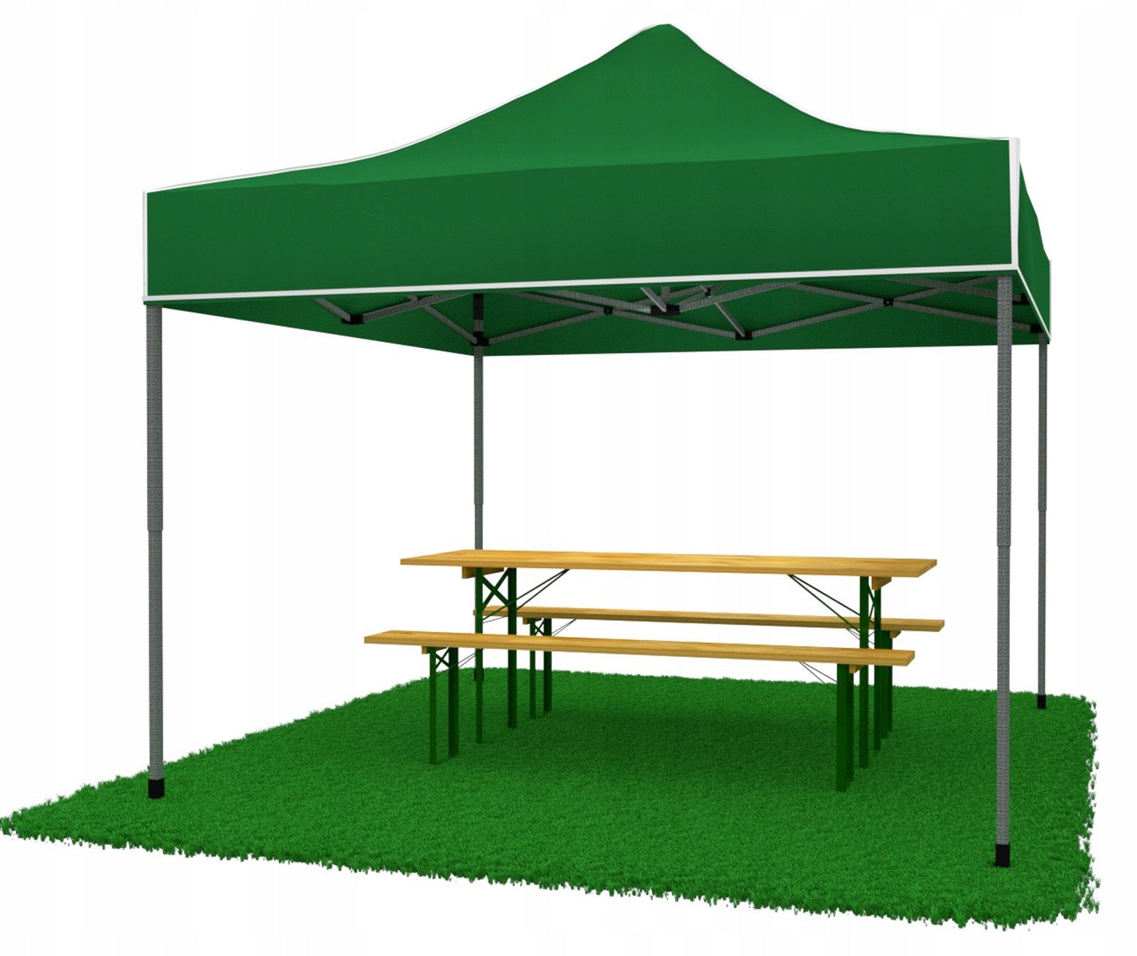 SOLID PAVILION CANOPY GARDEN COMMERCIAL Express Tent EVENT 3x3m Length 3 m