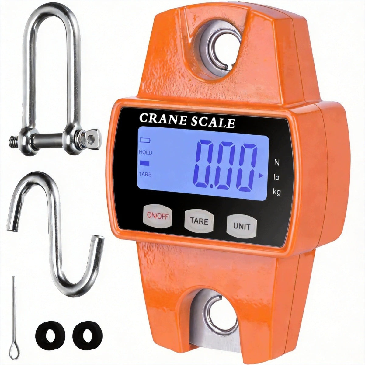 SOLID SUSPENDED HOOK SCALE 6 FUNCTIONS UP TO 300kg Manufacturer code 4048715813863
