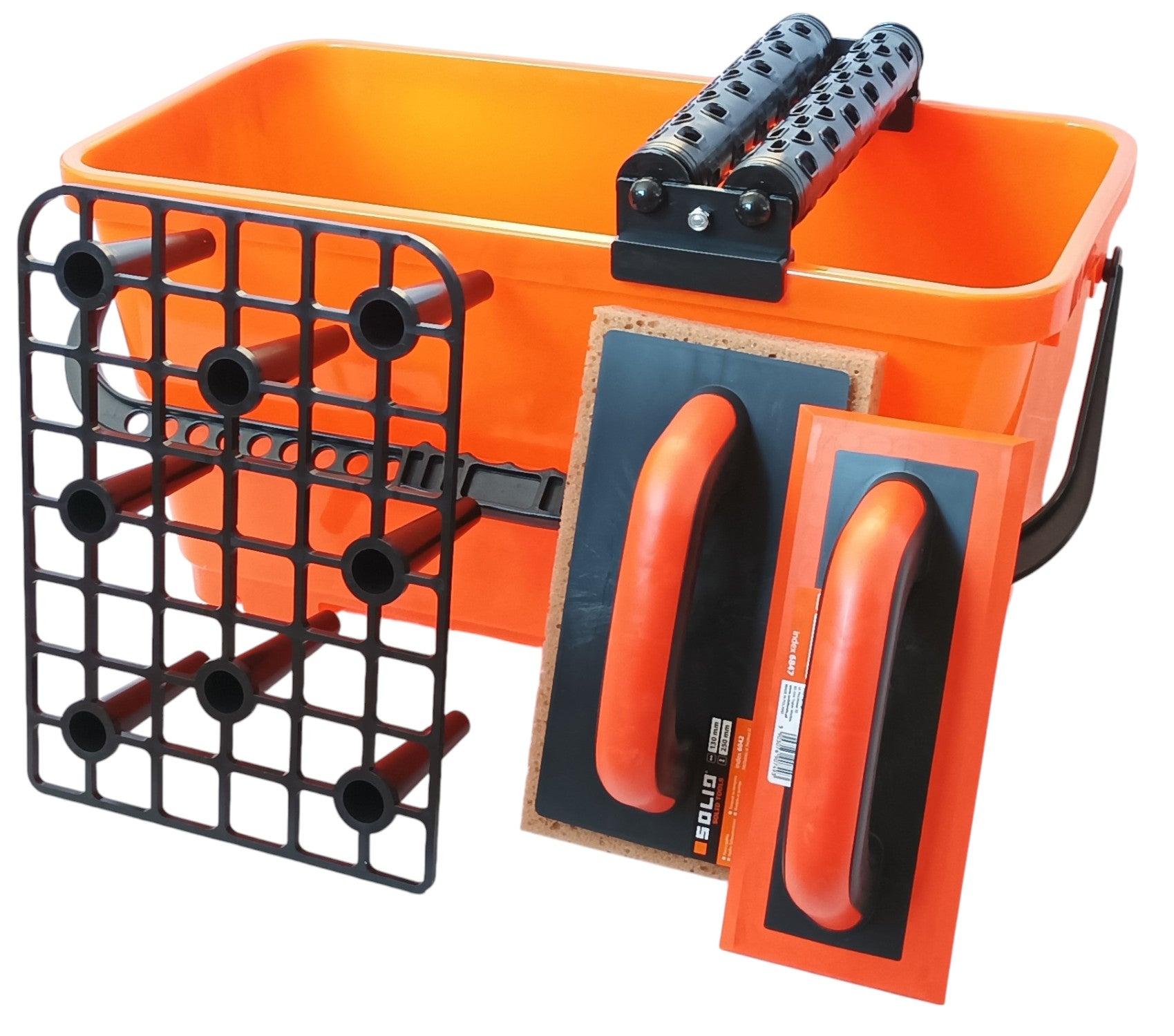 SOLID TILE BUCKET FOR GROUTING SET