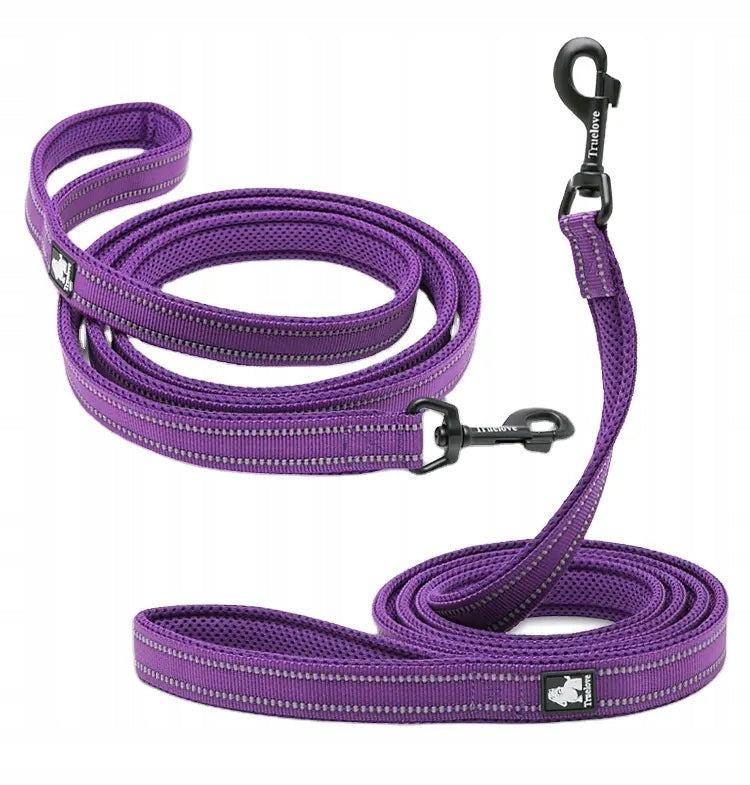 SOLID dog leash REFLECTIVE PURPLE 200 cm M Manufacturer code V00011307