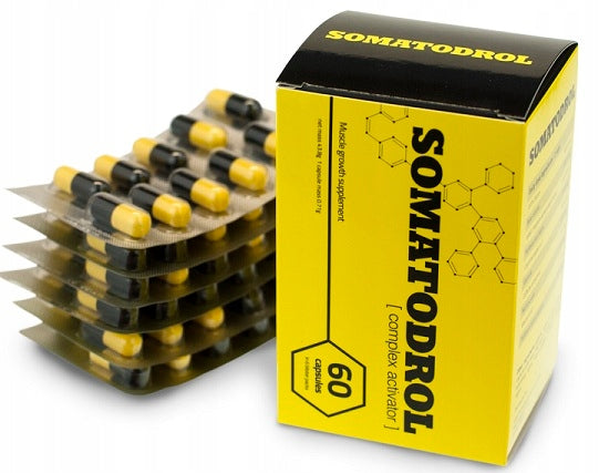 SOMATODROL 60caps. HIT 9kg HGH MASS ! TESTOSTERONE BOOSTER LIPIDO SEX STRENGTH Expiration date at least 1 year from the date of purchase