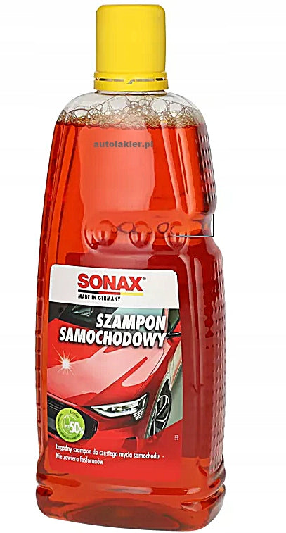 SONAX 1 L RED CAR SHAMPOO CONCENTRATE 100 ml per 10 l of water 145