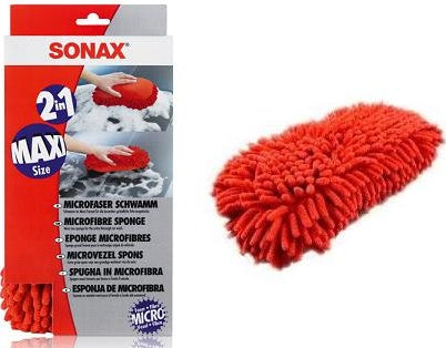 SONAX 2-in-1 Microfiber Sponge