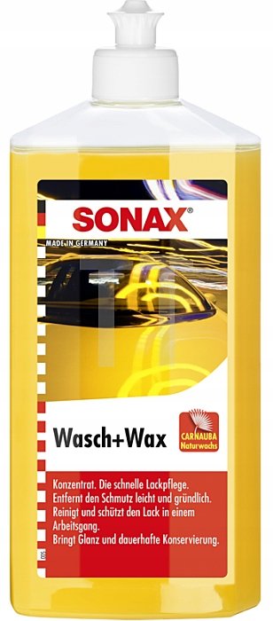 SONAX CAR SHAMPOO WITH WAX 500ML.