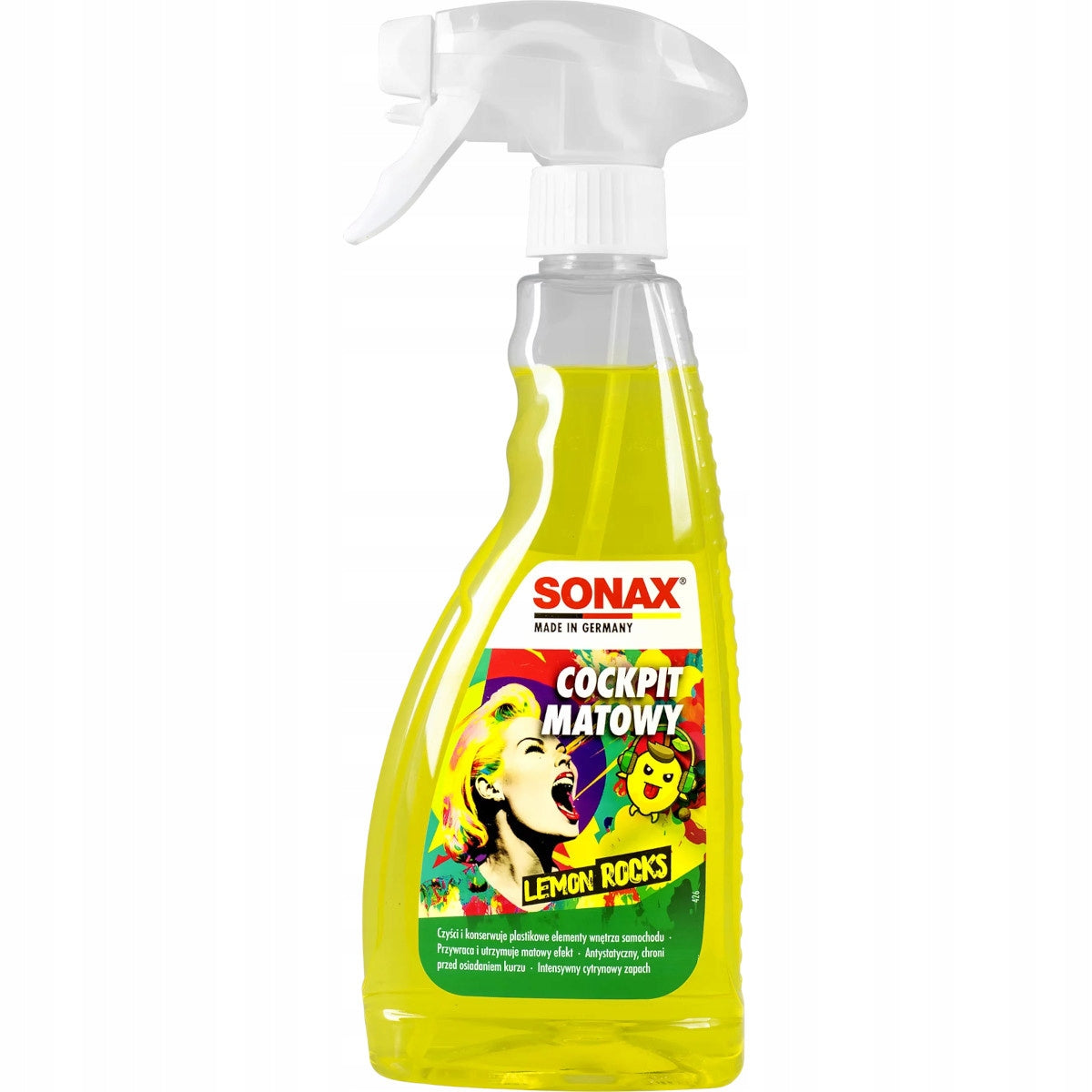 SONAX COCKPIT Matte LEMON ROCKS FOR COCKPIT 500ML