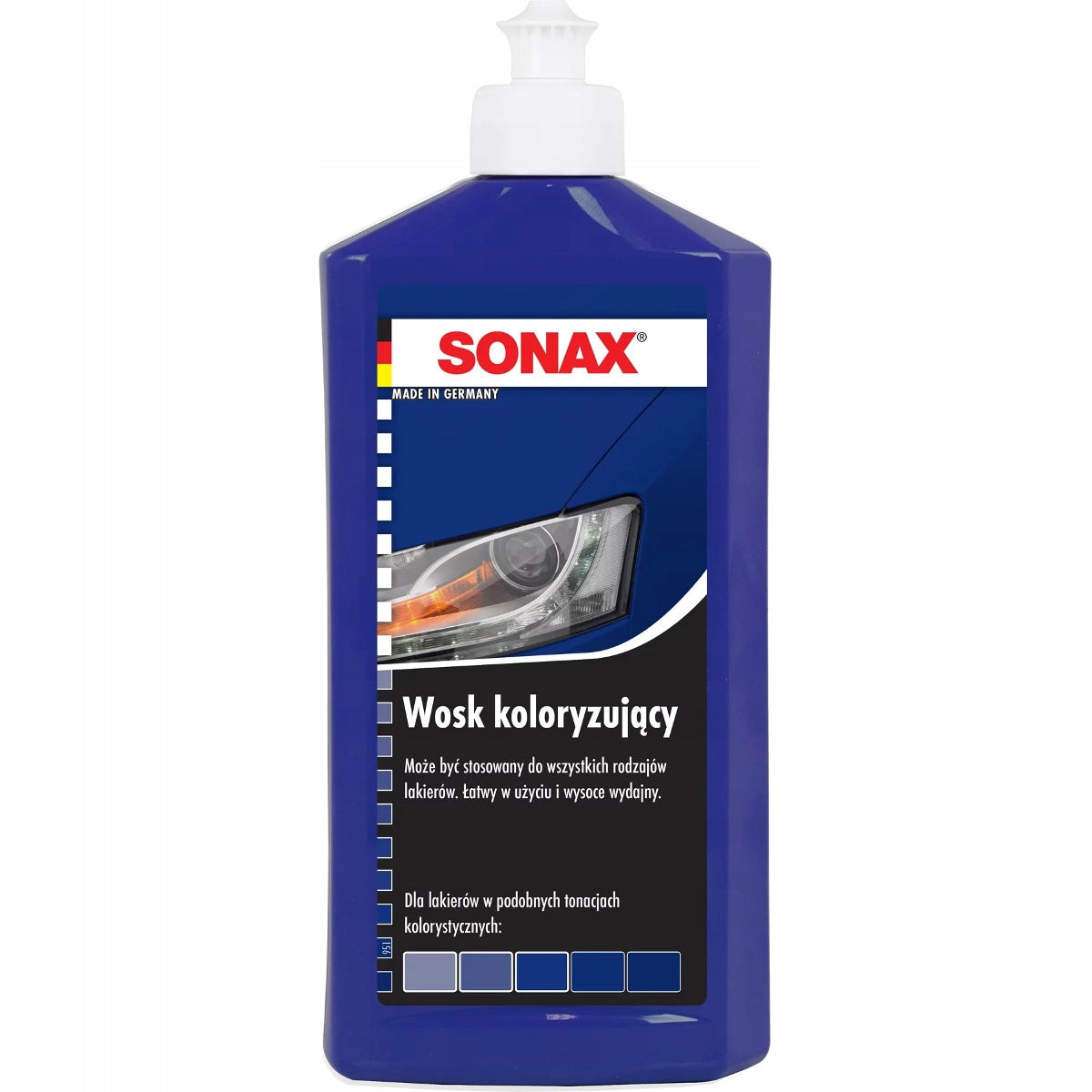 SONAX COLOURING WAX NANO BLUE 500ml Manufacturer Sonax