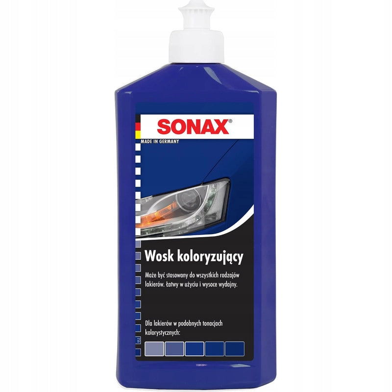 SONAX COLOURING WAX NANO BLUE 500ml