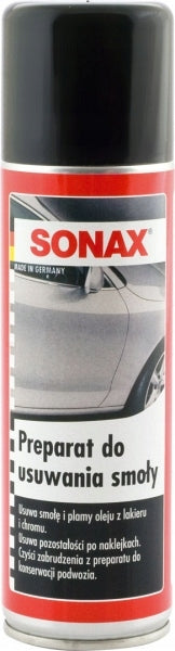 SONAX FOR REMOVING RESIN ASPHALT TAR 300ML SPRAY