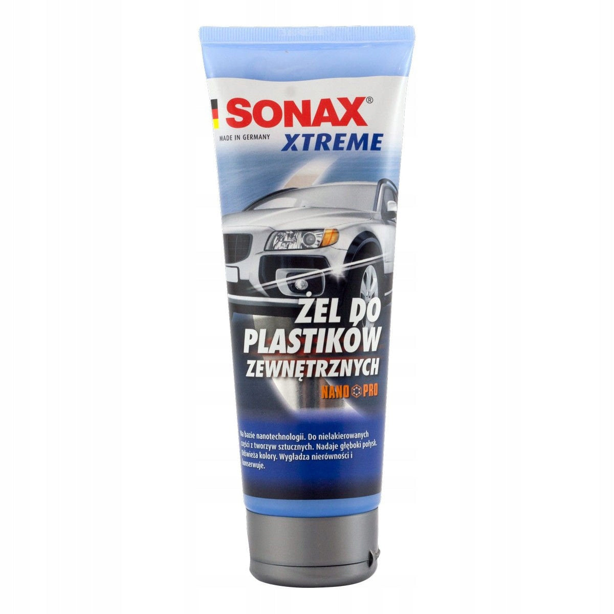 SONAX NANO GEL FOR EXTERNAL PLASTICS 250ml