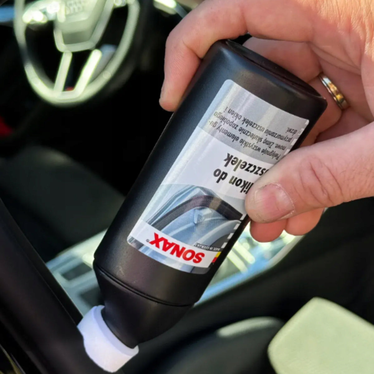 SONAX SILICONE FOR CAR SEAL MAINTENANCE 100 ml WITH SPONGE Manufacturer's catalog number gr5548