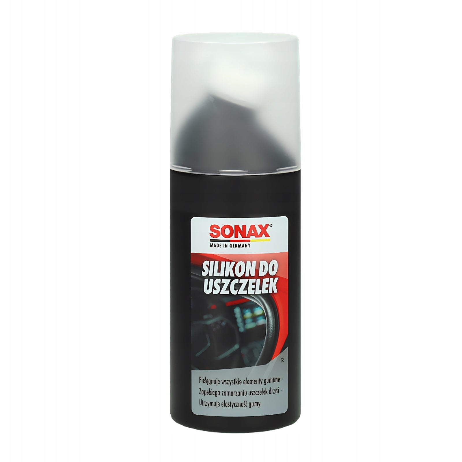SONAX SILICONE FOR CAR SEAL MAINTENANCE 100 ml WITH SPONGE