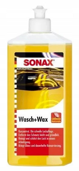 SONAX Shampoo with wax. Concentrate Packaging capacity 500 ml