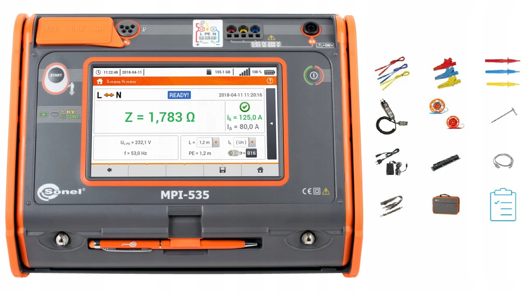 SONEL MPI-535 Multifunctional meter of electrical installation parameters
