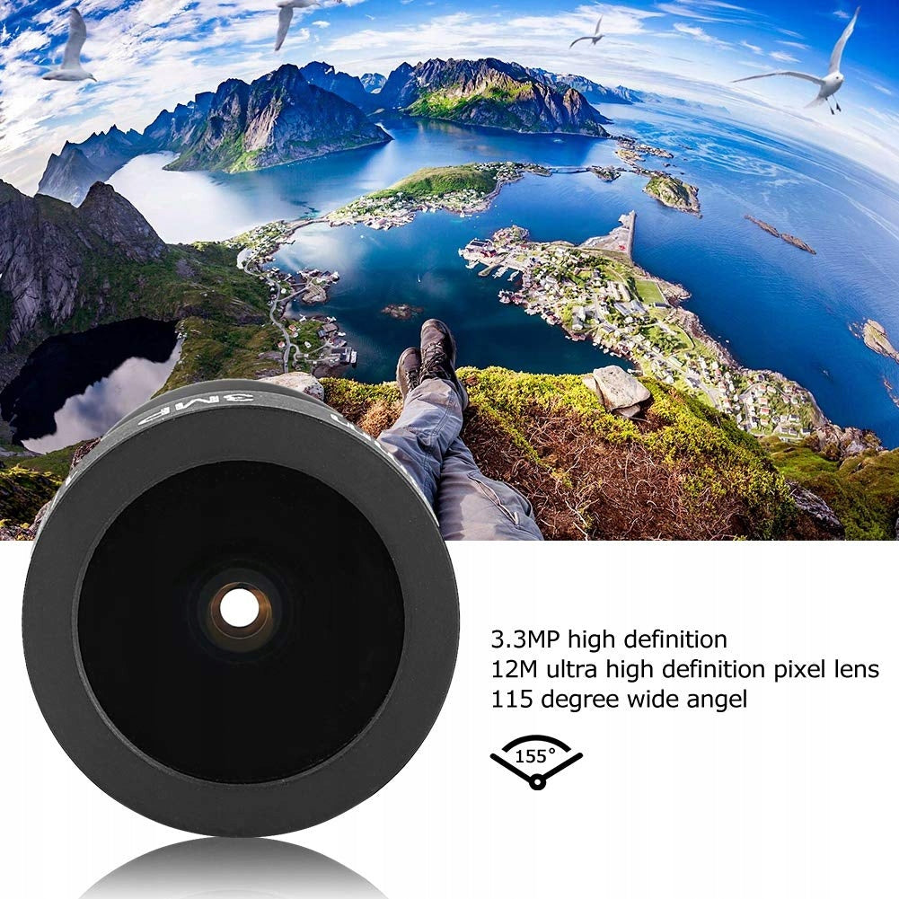 SONEW 28mm 3MP HD CCTV Lens 115 Degree Camera For CCTV Monitoring Packaging status original