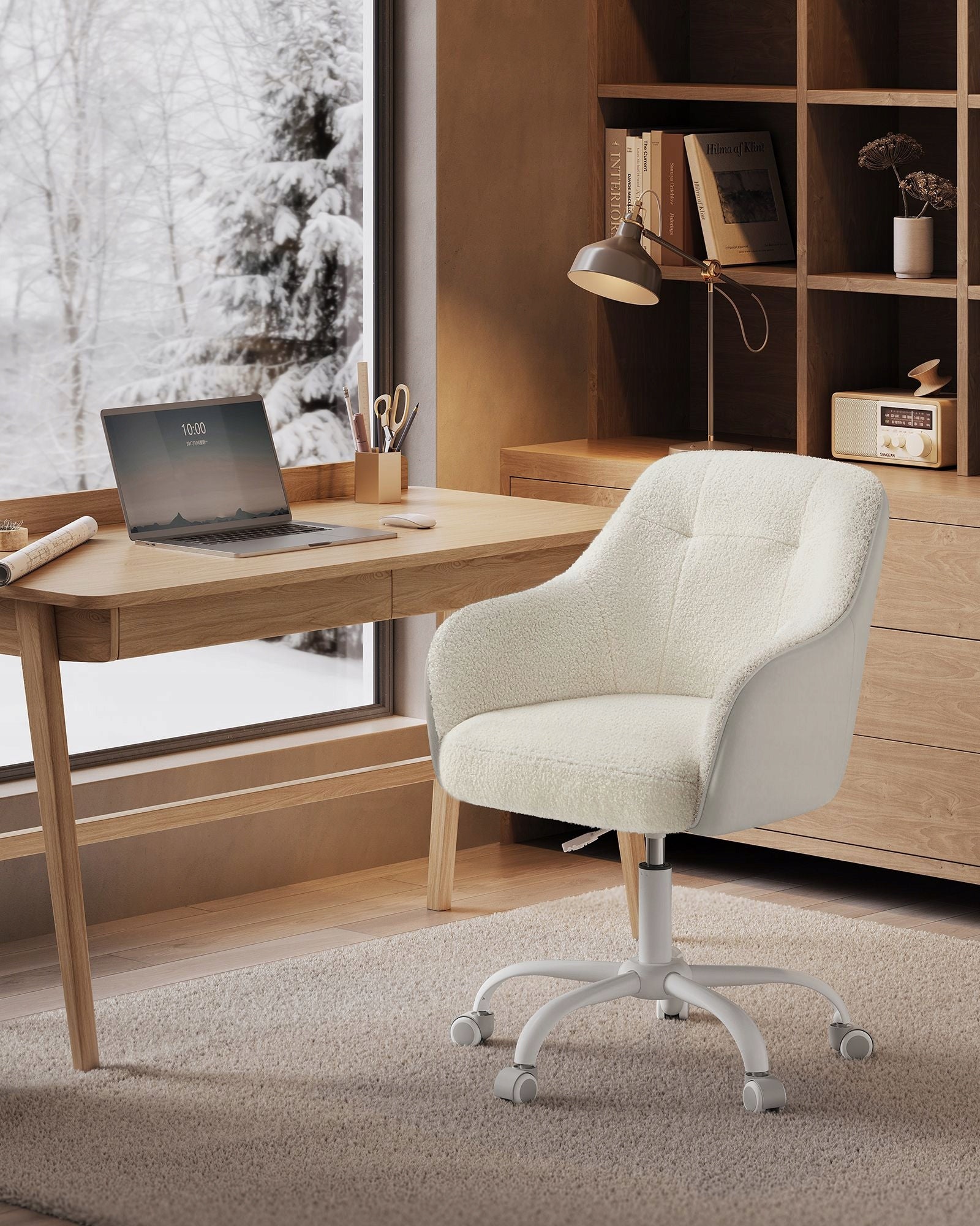 SONGMICS Home office chair, swivel, height adjustment Manufacturer code OBG019W01