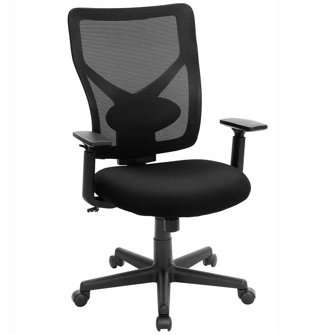 SONGMICS OFFICE CHAIR SWIVEL ERGONOMIC MESH 120KG BLACK