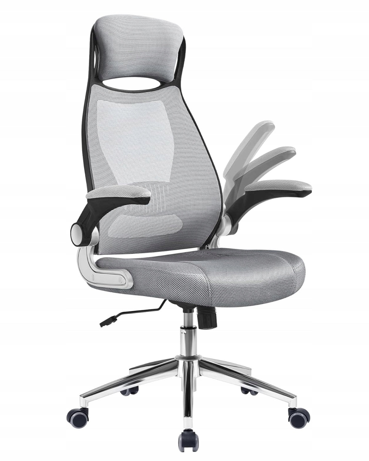 SONGMICS OFFICE CHAIR SWIVEL GREY OBN086G01