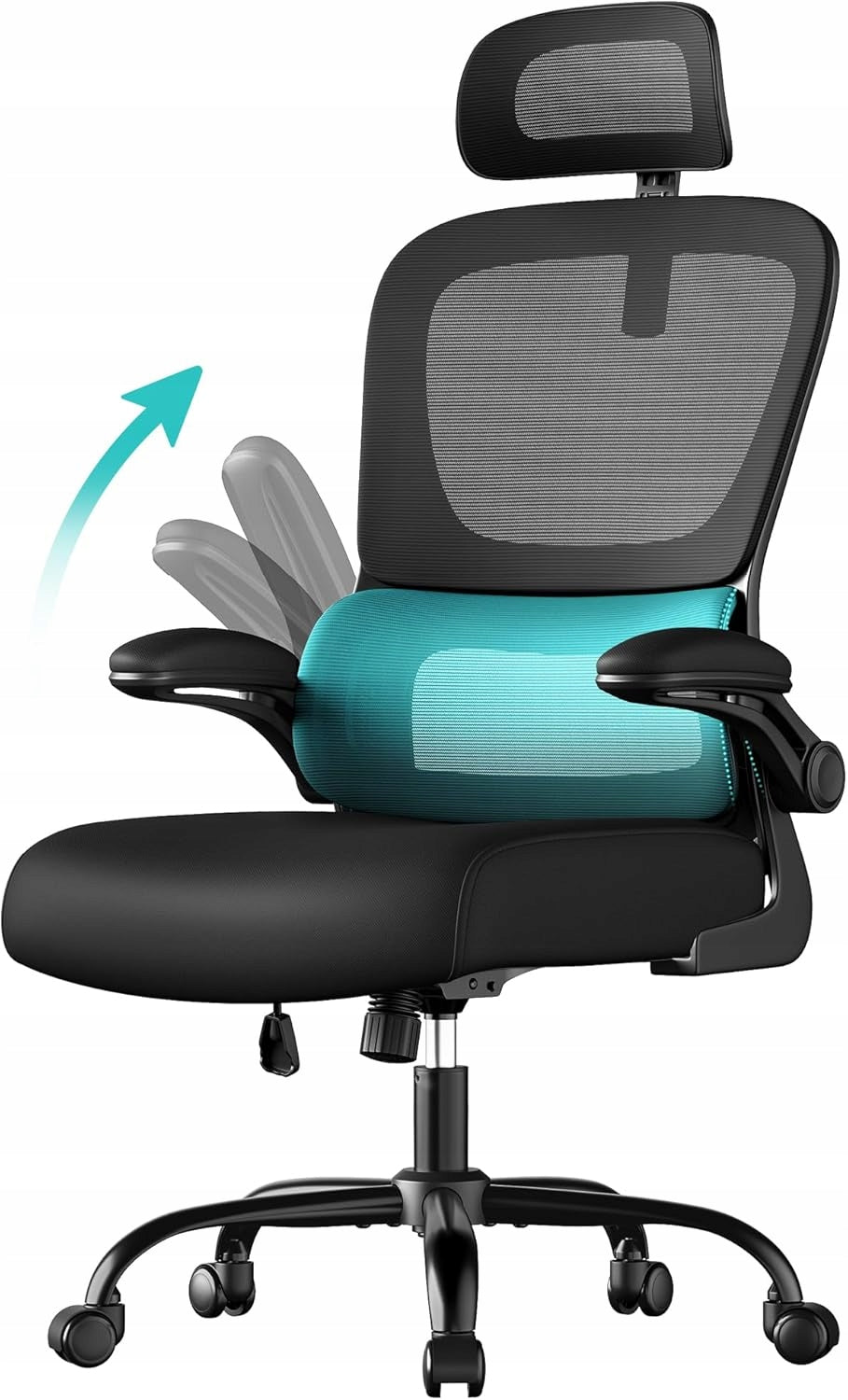 SONGMICS swivel chair GAMING OFFICE CHAIR BREATHABLE HEADREST X