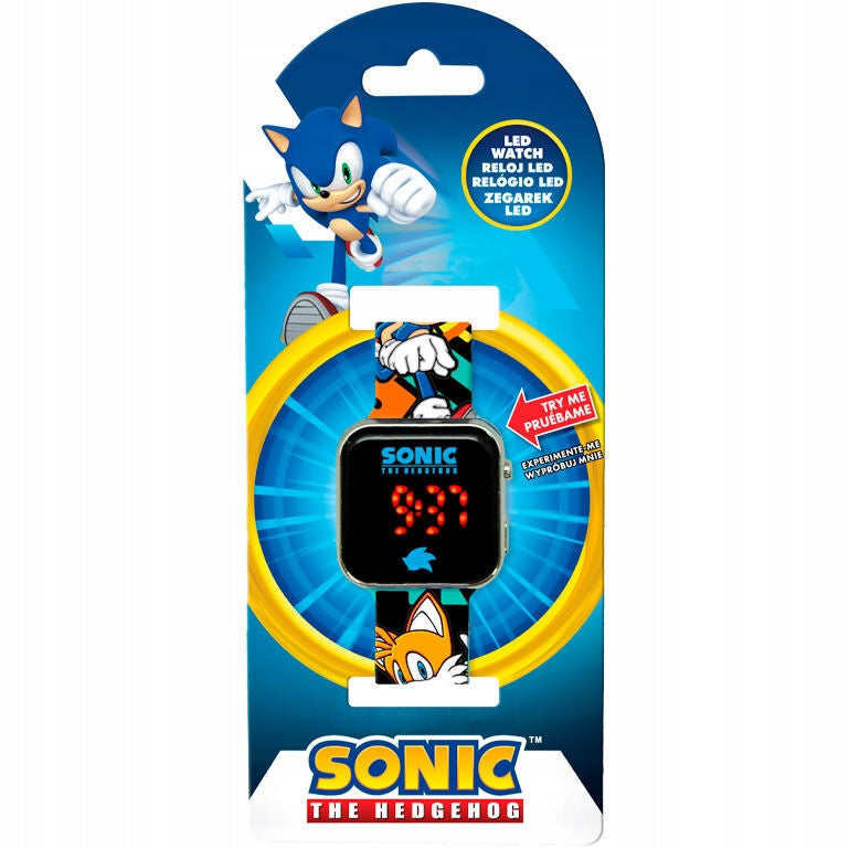 SONIC SONIK CHILDREN'S WATCH FOR CHILD HAND LED WITH CALENDAR Brand Kids Euroswan