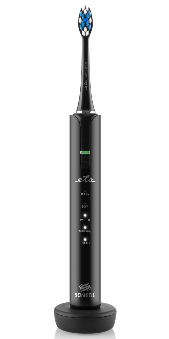 SONIC TOOTHBRUSH 40000 movements/min CHARGING BASE CASE TIPS EAN (GTIN) 8590393336630