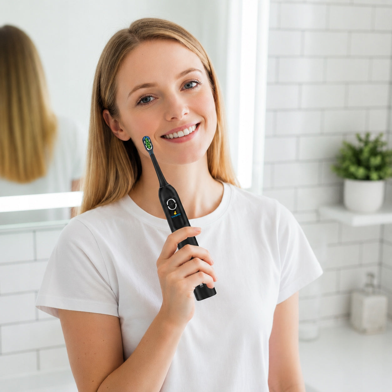 SONIC TOOTHBRUSH 96 thousand/min FOR TEETH WITH LCD DISPLAY TIMER CASE Packaging status original