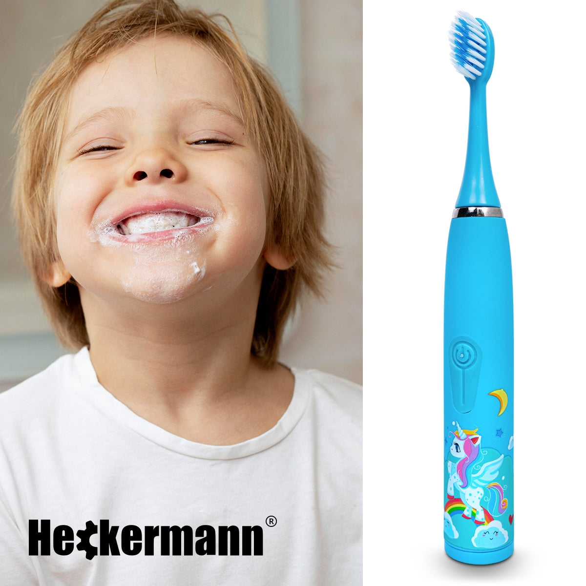 SONIC TOOTHBRUSH AUTOMATIC PONY FOR CHILDREN 12 TIPS Manufacturer code SZCZOTECZKA ELEKTRYCZNA S1 NIEBIESKA