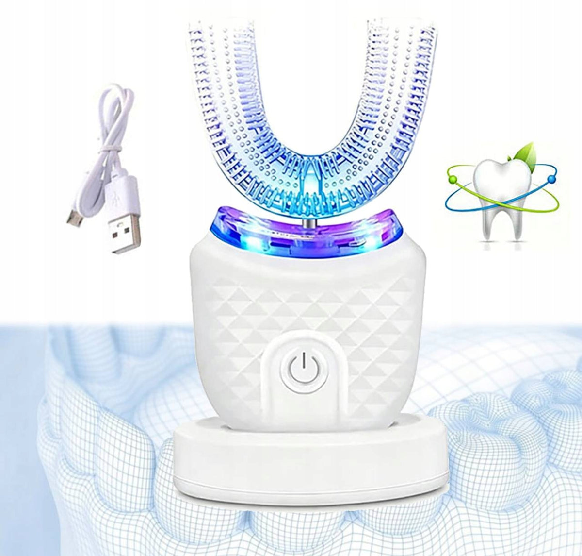SONIC TOOTHBRUSH ELECTRIC 360 DEGREE UShape CHARGING STATION