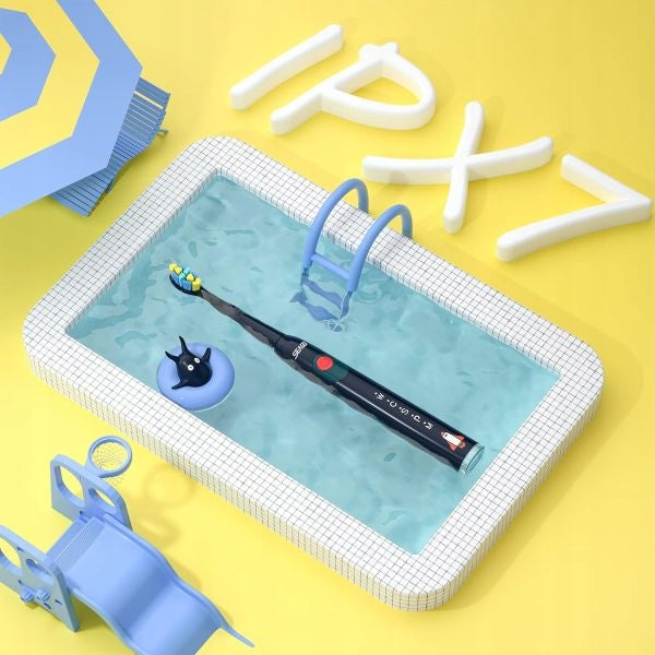 SONIC TOOTHBRUSH FOR CHILDREN PERSONALIZED FROM 6 YEARS USB BLUE CHARGING Manufacturer code SG-2303