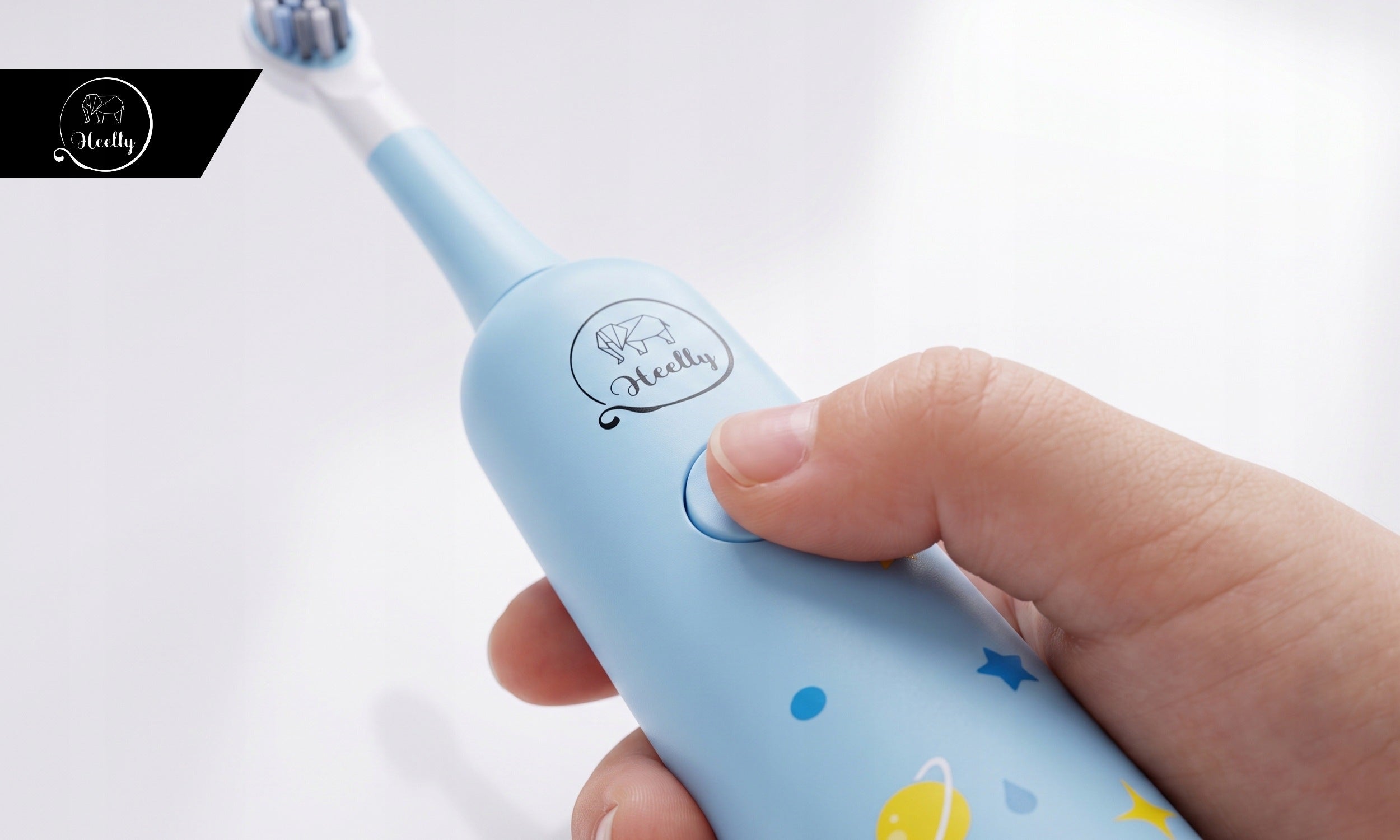 SONIC TOOTHBRUSH FOR CHILDREN, PREMIUM ELECTRIC TOOTHBRUSH, HEELLY BLUE Medical device no