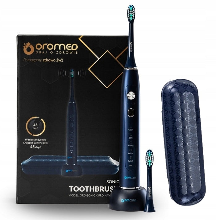 SONIC TOOTHBRUSH OROMED SONIC X PRO blue 5TR +ETUI Medical device no
